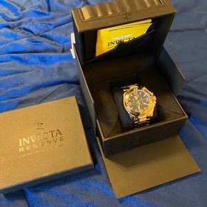 Invicta Reserve Two Tone chronograph - Black dial